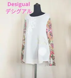 デシグアル　シアー　ブラウス　後ろ長め丈　パワーネット