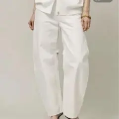 Curensology &RCカーヴィーデニムホワイト デニムパンツ 38