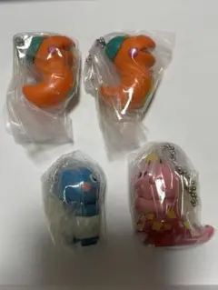 がんこちゃん　4個セット　ガチャガチャ　キーホルダー