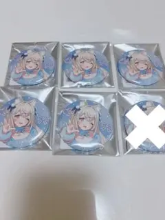 フワワ・アビスガード ホロライブ 原宿店 缶バッジ 5点 - メルカリ