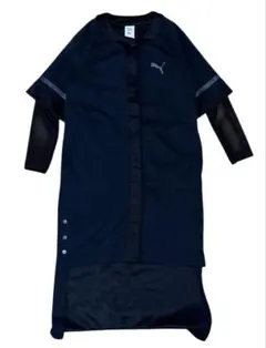 PUMA セレーナゴメス コラボ メッシュ ワンピース ブラック