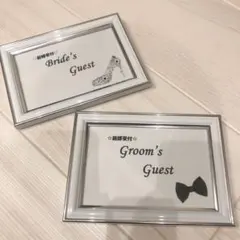 結婚式 受付　ウェルカムスペース　新郎新婦