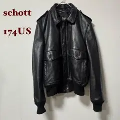 SCHOTT613USTワンスターレザーライダースジャケットネイビー紺36