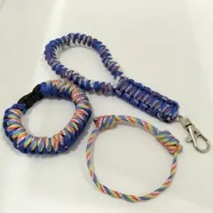 【3点セット】パラコード　ハンドストラップ　携帯ストラップ　ハンドメイド