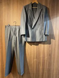 ニ*読様 Burberry バーバリー　グレー ビジネススーツ セット　ダブル