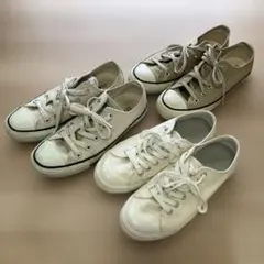 無印良品 converse スニーカー 3足セット 22cm 23cm