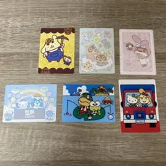 どうぶつの森 サンリオコラボステッカー全6種セット＋リラのamiiboカード1枚