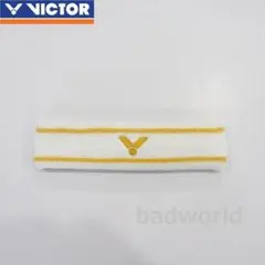 新品/⑫/ビクター/白/ヘッドバンド/HEAD BAND/ホワイト/WHITE線