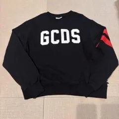 【ジーシーディーエスGCDS】スウェットトレーナー　ブラック　Mサイズのサムネイル