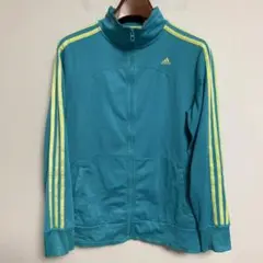 adidas アディダス ターコイズ ジャージ ジャケット レディース M