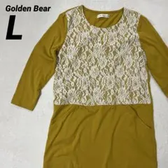 Golden Bear レースチュニック 長袖カットソー マスタードイエロー Lのサムネイル