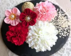 花飾り Uピン付き 和装小物