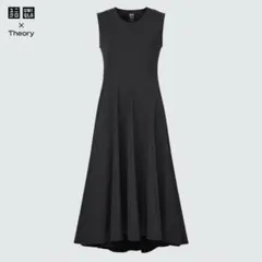 UNIQLO×Theory ウルトラストレッチフレアロングワンピース