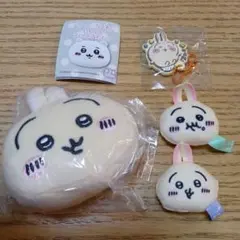 【即購入◎】　ちいかわ　もちもちフェイス　うさぎ　お顔マスコット　キーホルダー
