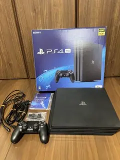PS4 Pro 本体 4K HDR対応　1TB Jet Black