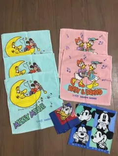 Disneyハンカチタオル7枚セット