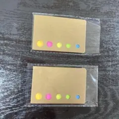 カラフル付箋 8枚セット 二つ折りデザイン
