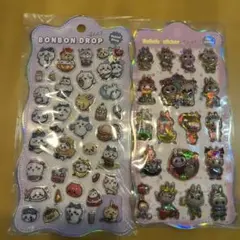 BONBON DROP風 3Dキャラクターシール ５シートセット