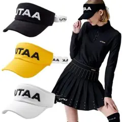ユタ UTAA ゴルフ レディース サンバイザー ゴルフ帽子 UTAA ユタ ゴルフ レディース サンバイザー 帽子 キャップ UTAA