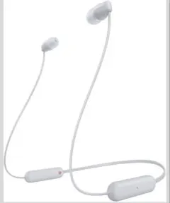 ソニー(SONY) ワイヤレスイヤホン WI-C100★25時間★ホワイト