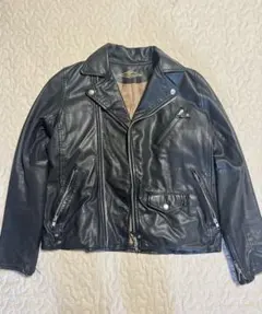 AWESOME LEATHER ライダースジャケット ブラックのサムネイル