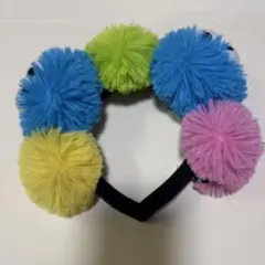 USJ セサミストリート カチューシャ ポンポン クッキーモンスター 1回使用