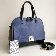 フルラ FURLA ハンドバッグ 2way ディヴィーナ レザー バイカラー