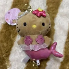 新品未使用　日焼けキティセット　ハローキティ 人魚 ぬいぐるみ　リボンヘアゴム