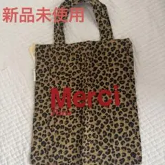 Merci Paris レオパード柄 エコバッグのサムネイル