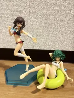 【2体セット】このすば めぐみん＆ワンパンマン 戦慄のタツマキ 水着ver