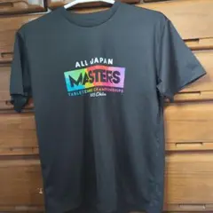 全日本マスターズ 卓球 Tシャツ XL 黒