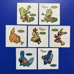 デコキャラシール　ホウエン御三家セット