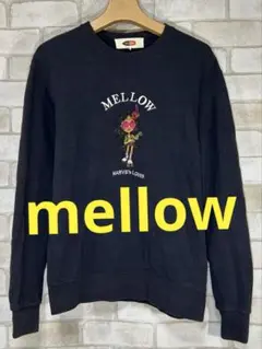 【mellow】メロウ　刺繍　スウェット　トレーナー