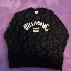 BILLABONG レオパード柄 ヒョウ柄 ニット M