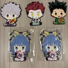 ハンターハンター 一番くじ F賞 ラバーコースター 5セット