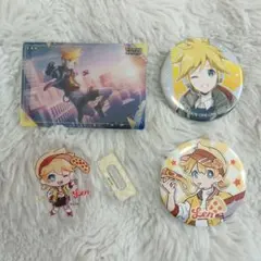 鏡音レン グッズセット アクリルスタンド 缶バッジ - メルカリ
