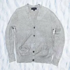 Brooks Brothers リネン100% カーディガン S メンズ グレーのサムネイル