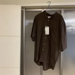 Lサイズ ブラウン 半袖シャツ
