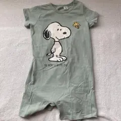 ベビー　半袖ロンパース　男の子　スヌーピー　SNOOPY PEANUTS