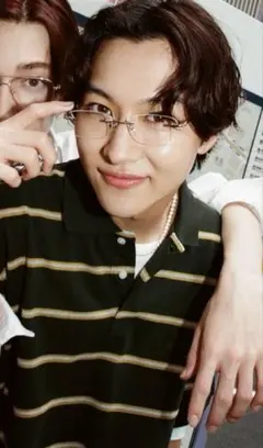 未使用 本多大夢 リムレスメガネ 度なし クリアレンズ JINS ROIROM