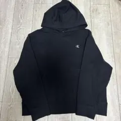 Calvin Klein フーディ　裏起毛　パーカー　ブラック
