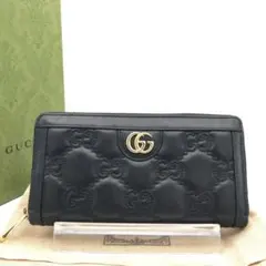 正規品　極美品　グッチ財布　グッチggマーモント グッチマトラッセ　レザー
