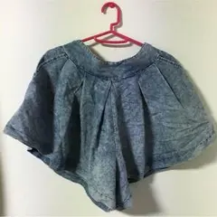 キュロットスカート（ケミカルデニム）のサムネイル