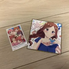 五等分の花嫁 映画 色紙 中野三玖