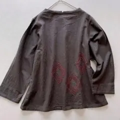 TANA BANA 東京かんかん　コットン100% プルオーバー　刺繍