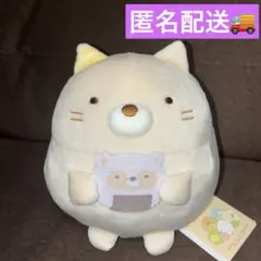 すみっコぐらし たぬきのまんまるレストラン もちもち ぬいぐるみ　【ねこ】