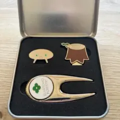 住友林業ノベルティ☆きこりんGOLF ゴルフマーカー&クリップ 非売品