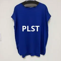 PLST 半袖 カットソー ブルー　Lのサムネイル