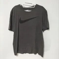 Nike　ナイキ　 ビッグロゴ　ダークグレー Tシャツ L