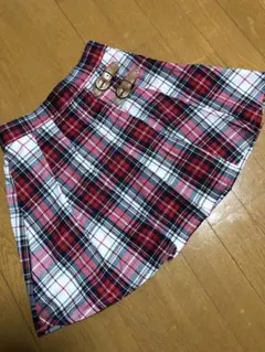 【お値下げ】repipi  チェック柄スカートMサイズ